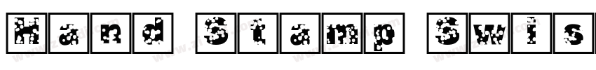 Hand Stamp Swiss Rou字体转换